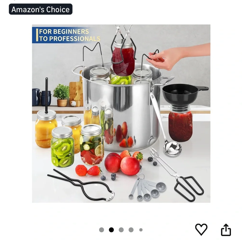 Gemfino Canning Kit - 9-Piece Home Preserving Set
